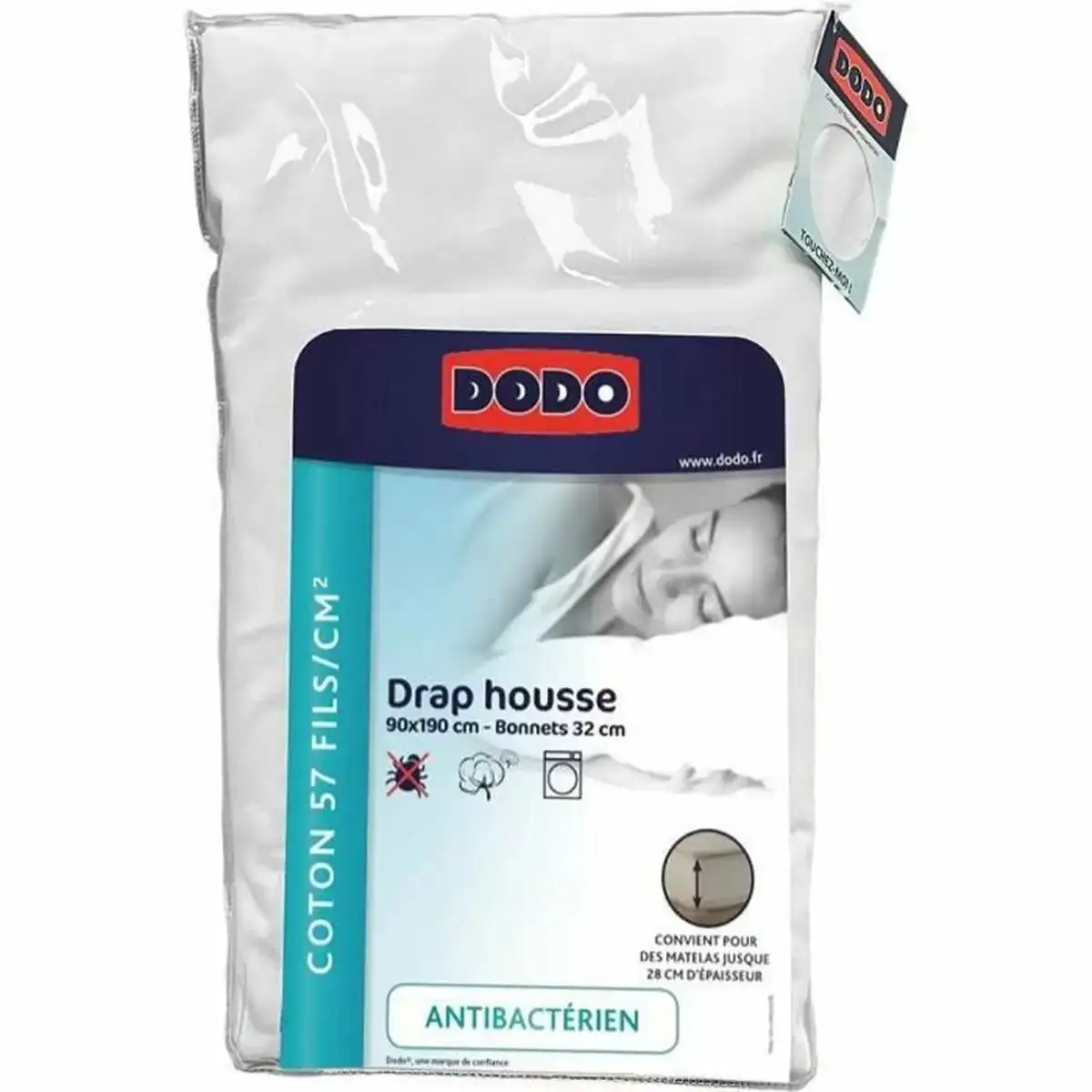 Drap housse dodo blanc 90 x 190_1861. DIAYTAR COTE D'IVOIRE - Où Chaque Sélection Vous Parle. Parcourez nos catégories et découvrez des produits qui reflètent vos passions et vos besoins, pour un shopping personnel et inspirant.