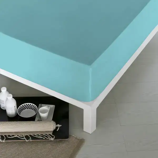 Drap housse naturals turquoise_2269. Bienvenue chez DIAYTAR COTE D'IVOIRE - Où Chaque Achat est un Geste d'Amour. Découvrez notre sélection minutieuse et choisissez des articles qui témoignent de votre passion.