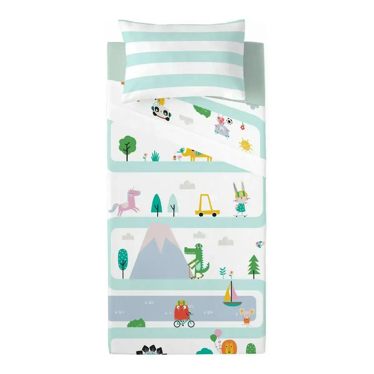 Drap lemon ribbon track 180 x 270 cm_9202. Bienvenue sur DIAYTAR COTE D'IVOIRE - Où Choisir est un Voyage Sensoriel. Plongez dans notre catalogue et trouvez des produits qui éveillent vos sens et embellissent votre quotidien.