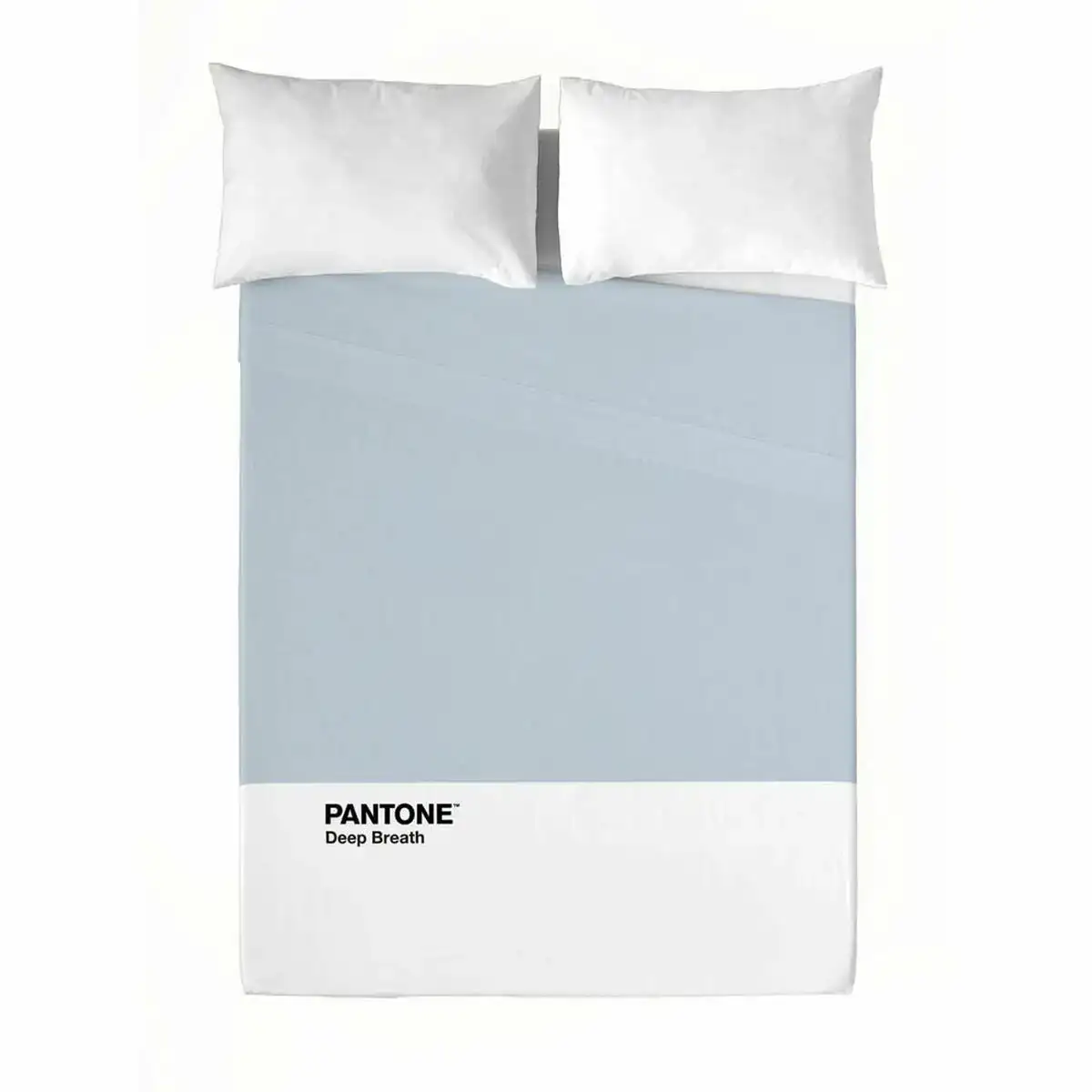 Drap pantone deep breath 160 x 270 cm lit 1 persone _5407. DIAYTAR COTE D'IVOIRE - Votre Destination pour un Shopping Inoubliable. Naviguez à travers notre catalogue et choisissez des produits qui vous marquent par leur originalité.