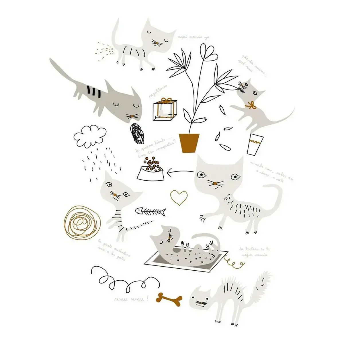 Drap panzup cats 1 230 x 270 cm_8767. DIAYTAR COTE D'IVOIRE - L'Art de Choisir, l'Art de S'émerveiller. Explorez notre gamme de produits et laissez-vous émerveiller par des créations authentiques et des designs modernes.