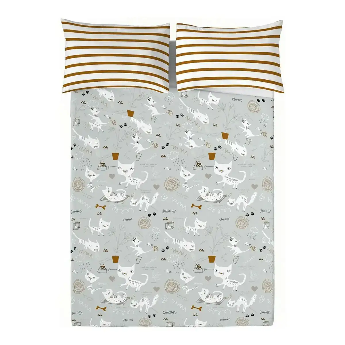Drap panzup gatos 3 230 x 270 cm_7471. DIAYTAR COTE D'IVOIRE - Votre Plateforme Shopping Engagée. Explorez notre catalogue et choisissez des produits qui reflètent notre dévouement envers la qualité et la satisfaction du client.