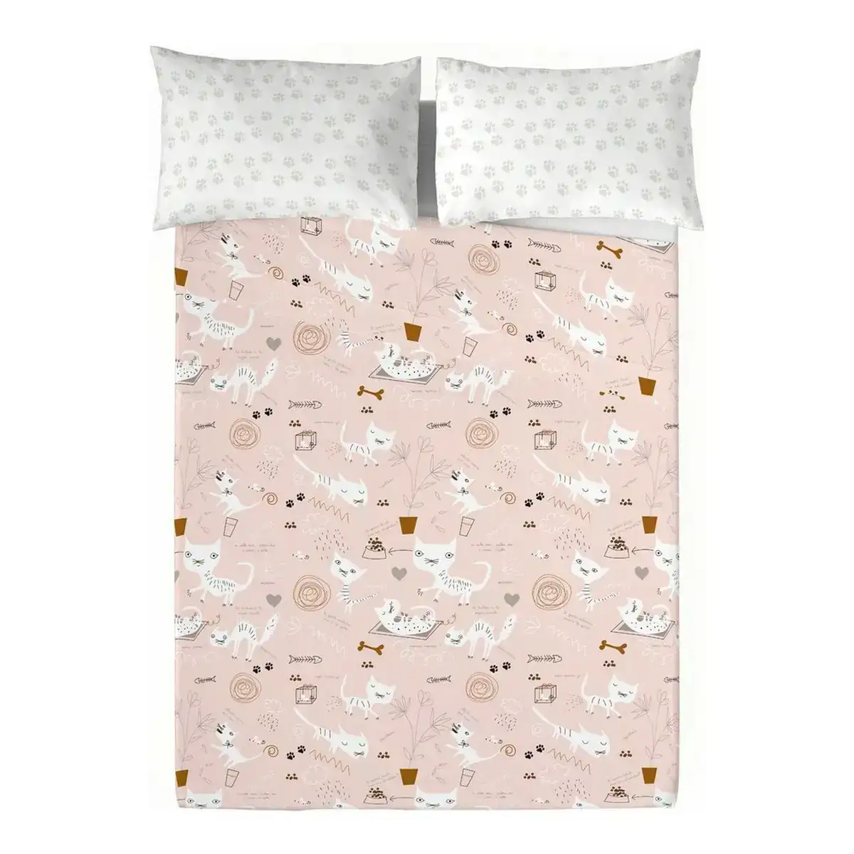 Drap panzup gatos 4 230 x 270 cm_3032. DIAYTAR COTE D'IVOIRE - Là où Vos Rêves Prendent Forme. Plongez dans notre catalogue diversifié et trouvez des produits qui enrichiront votre quotidien, du pratique à l'exceptionnel.