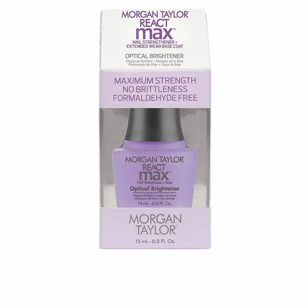 Durcisseur d ongles morgan taylor react max optical brightener 2 en 1 couche de base 15 ml _6933. DIAYTAR COTE D'IVOIRE - Là où Chaque Produit Évoque une Émotion. Parcourez notre catalogue et choisissez des articles qui vous touchent et qui enrichissent votre expérience.