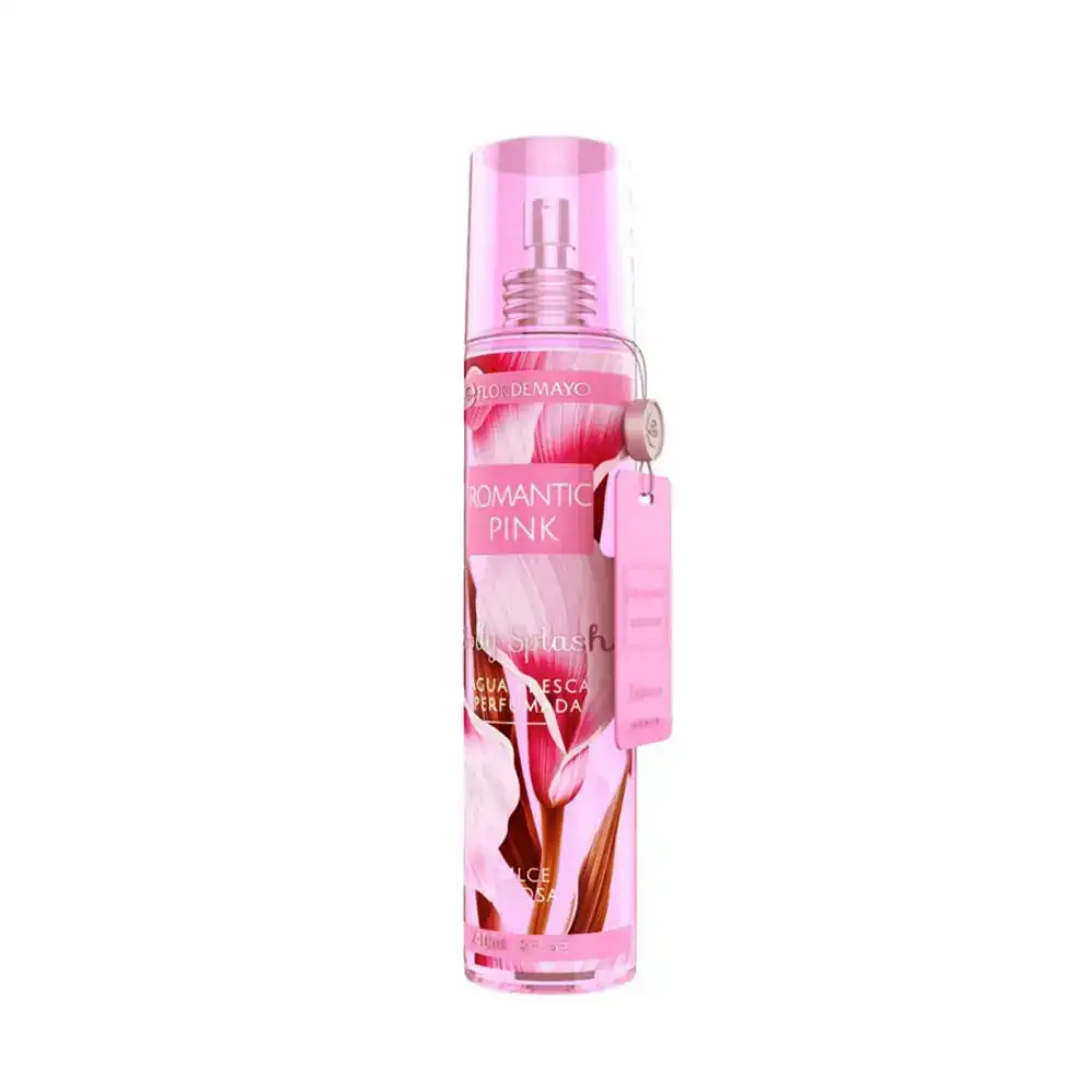 Eau de beaute body splash romantic pink flor de mayo 240 ml _6191. DIAYTAR COTE D'IVOIRE - L'Art de Trouver ce que Vous Aimez. Plongez dans notre assortiment varié et choisissez parmi des produits qui reflètent votre style et répondent à vos besoins.
