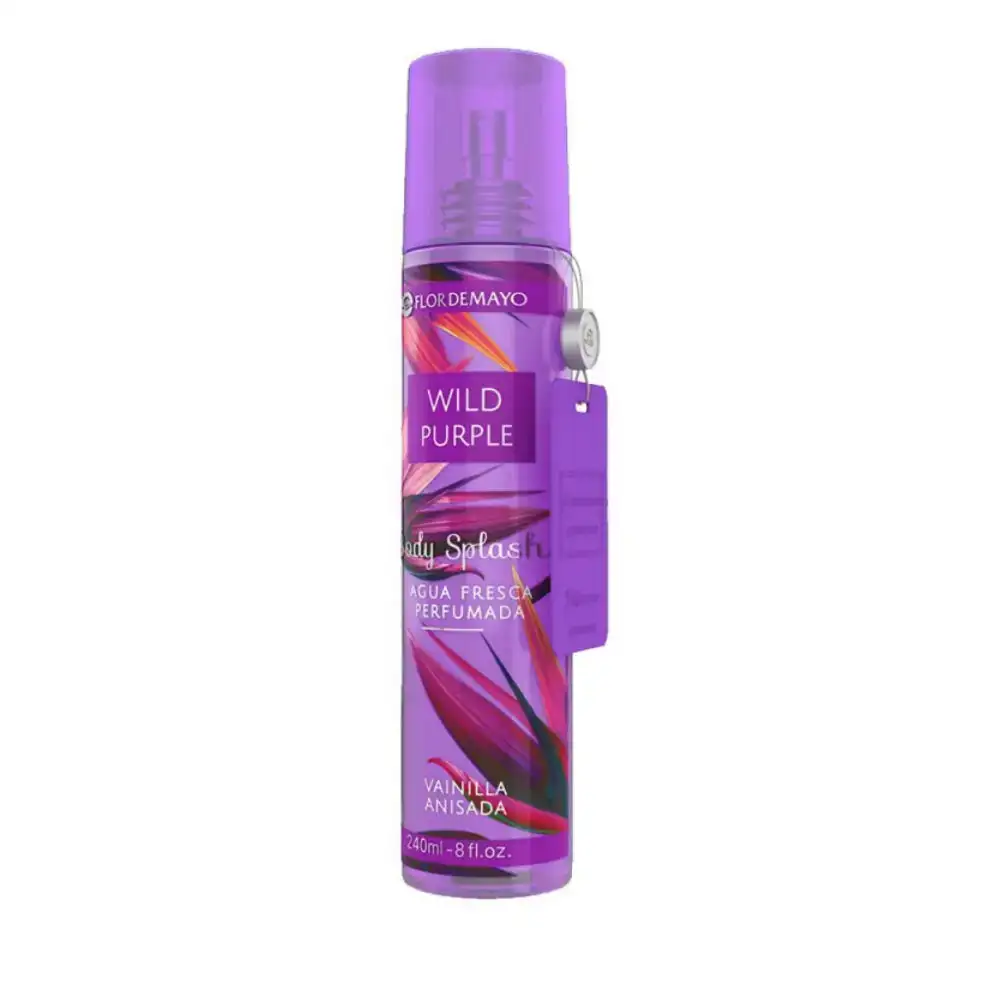 Eau de beaute body splash wild purple flor de mayo 240 ml _5151. Entrez dans l'Univers de DIAYTAR COTE D'IVOIRE - Où Chaque Produit a une Signification. Explorez notre gamme diversifiée et découvrez des articles qui résonnent avec votre vie.