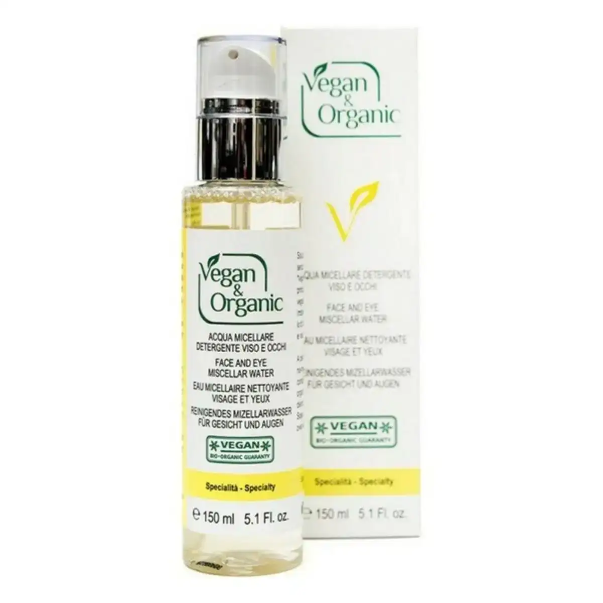 Eau micellaire detox vegan organic 150 ml _4743. Entrez dans l'Univers de DIAYTAR COTE D'IVOIRE - Où l'Authenticité Renouvelle Votre Quotidien. Explorez notre gamme de produits et trouvez des articles qui reflètent votre essence.