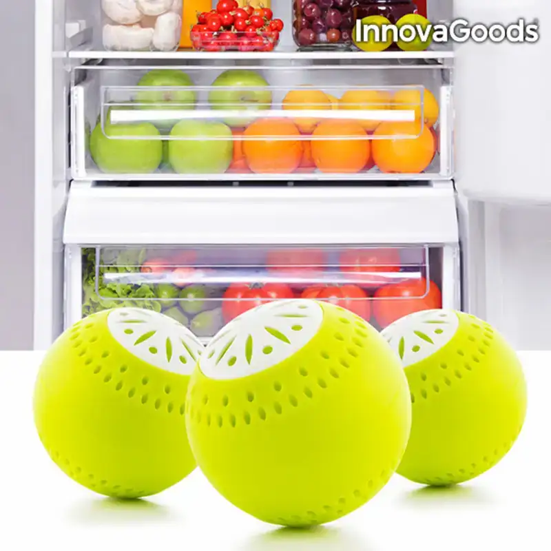 Eco boules pour regrigerateur innovagoods 3 unites_6948. DIAYTAR COTE D'IVOIRE - L'Art de Vivre le Shopping Authentique. Découvrez notre boutique en ligne et trouvez des produits qui célèbrent la culture et l'héritage du Côte d'Ivoire.