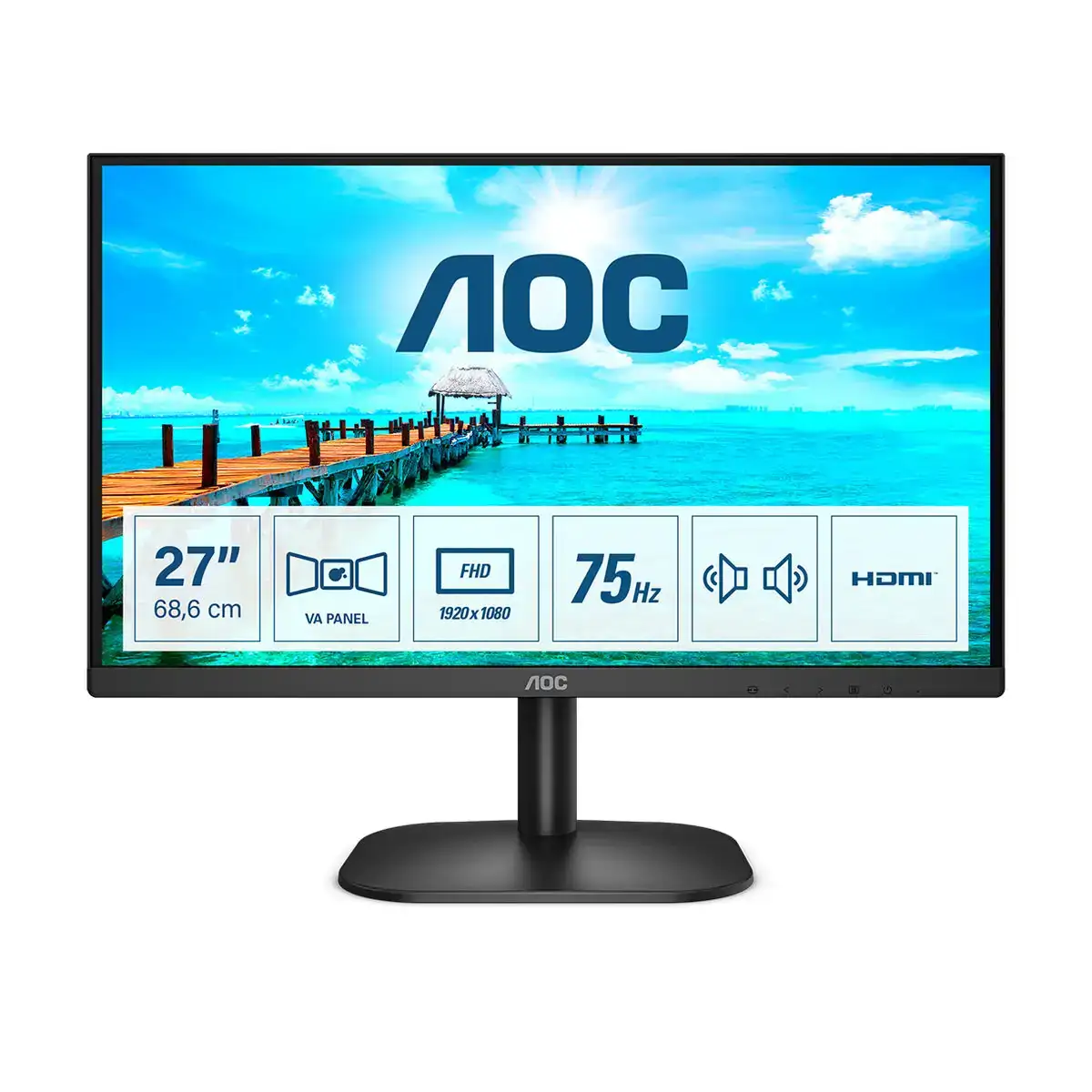 Ecran aoc 27b2am 27 led full hd 1920 x 1080 px_4002. Bienvenue chez DIAYTAR COTE D'IVOIRE - Où Chaque Achat Fait une Différence. Découvrez notre gamme de produits qui reflètent l'engagement envers la qualité et le respect de l'environnement.