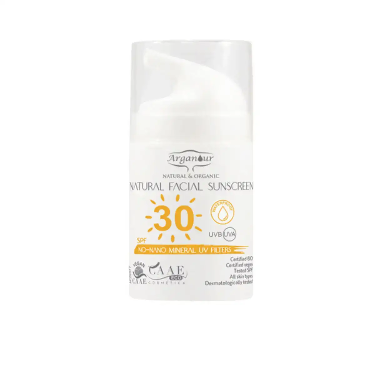 Ecran solaire visage natural organic arganour 50 ml _2792. DIAYTAR COTE D'IVOIRE - L'Art de Vivre le Shopping Inspiré. Parcourez notre catalogue et choisissez des produits qui reflètent votre passion pour la beauté et l'authenticité.