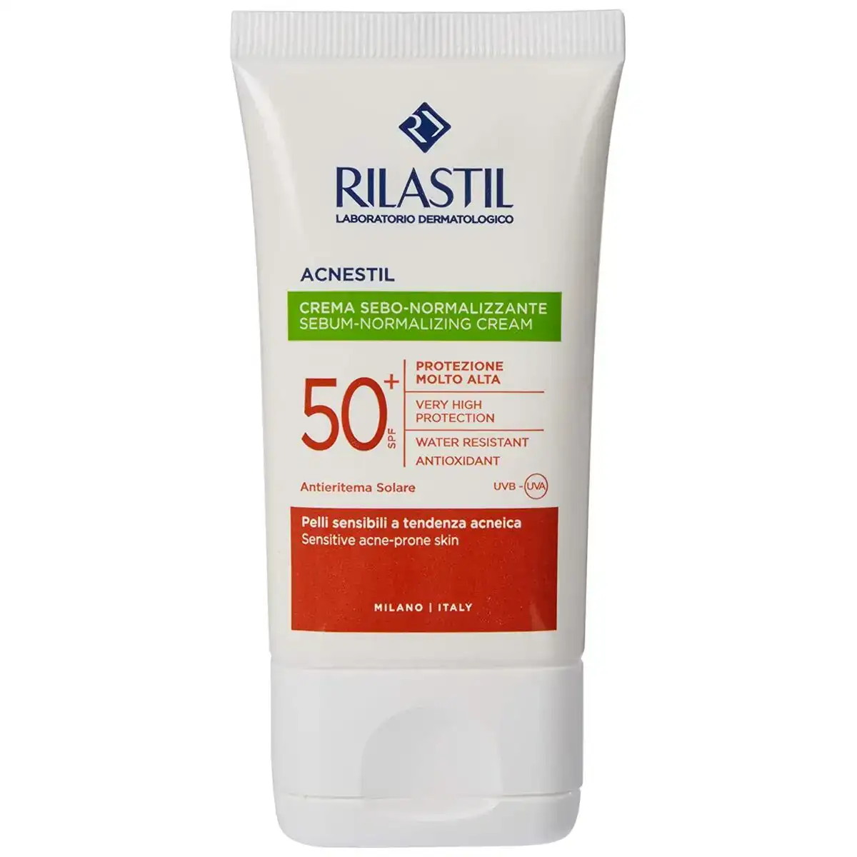 Ecran solaire visage rilastil sun system acnestil seboregulateur spf 50 40 ml _3518. DIAYTAR COTE D'IVOIRE - Où Votre Shopping Prend Vie. Explorez notre boutique en ligne pour trouver des articles qui vous ressemblent et qui ajoutent de l'éclat à votre quotidien.