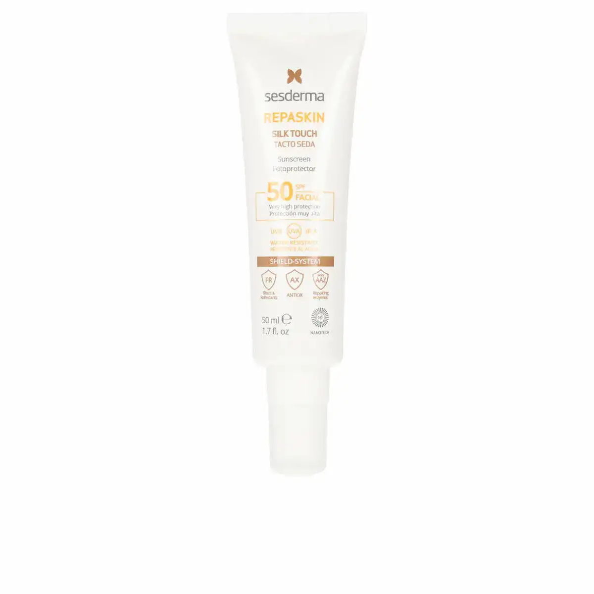 Ecran solaire visage sesderma repaskin finition soyeuse spf 50 50 ml _1699. DIAYTAR COTE D'IVOIRE - L'Équilibre Parfait entre Tradition et Modernité. Explorez notre collection pour trouver des produits qui incarnent la culture et la contemporanéité du Côte d'Ivoire.