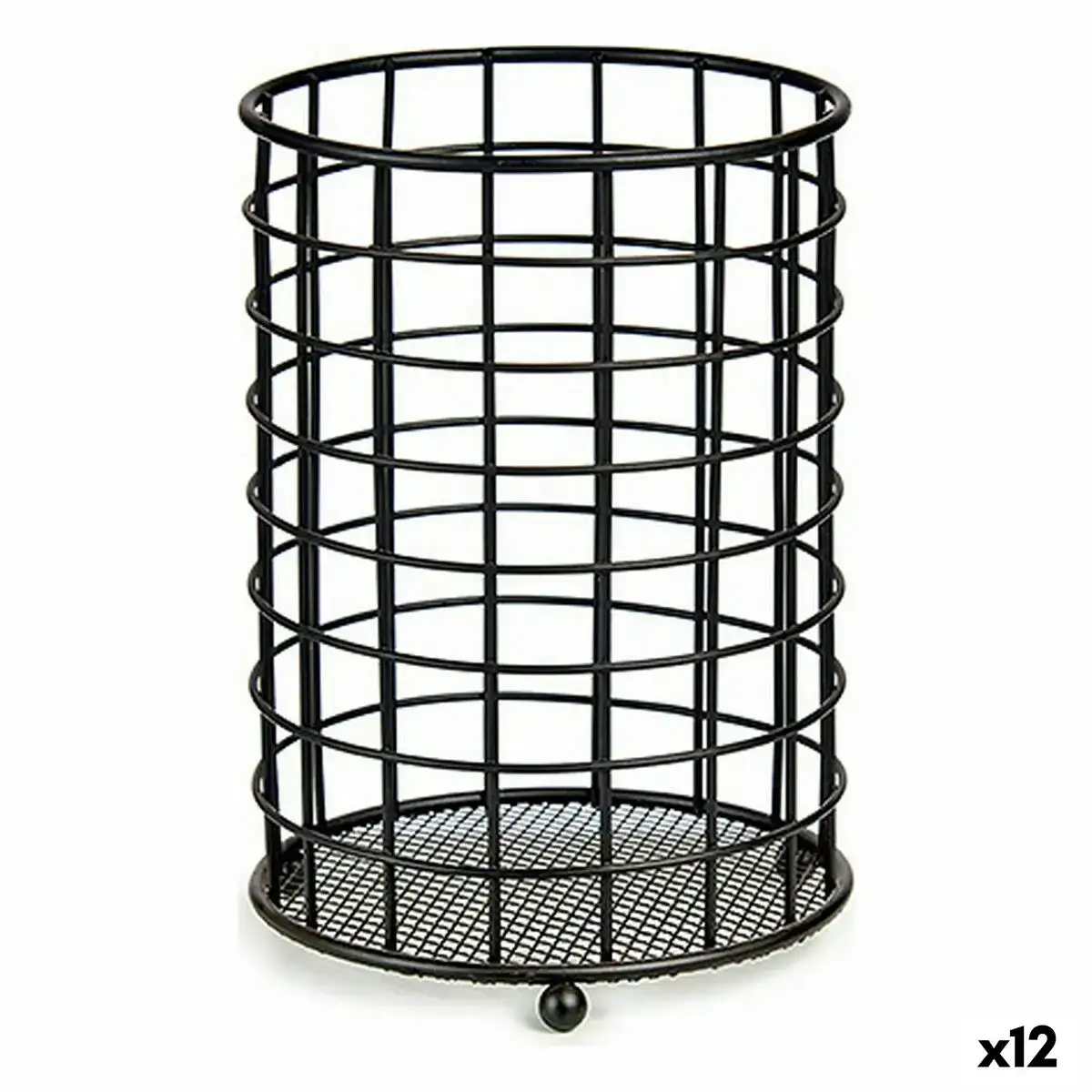 Egouttoir a couverts noir acier 12 8 x 17 5 x 12 8 cm 12 unites _6222. DIAYTAR COTE D'IVOIRE - Votre Portail Vers l'Élégance Accessible. Parcourez notre boutique en ligne pour découvrir des produits qui incarnent le luxe à des prix abordables.