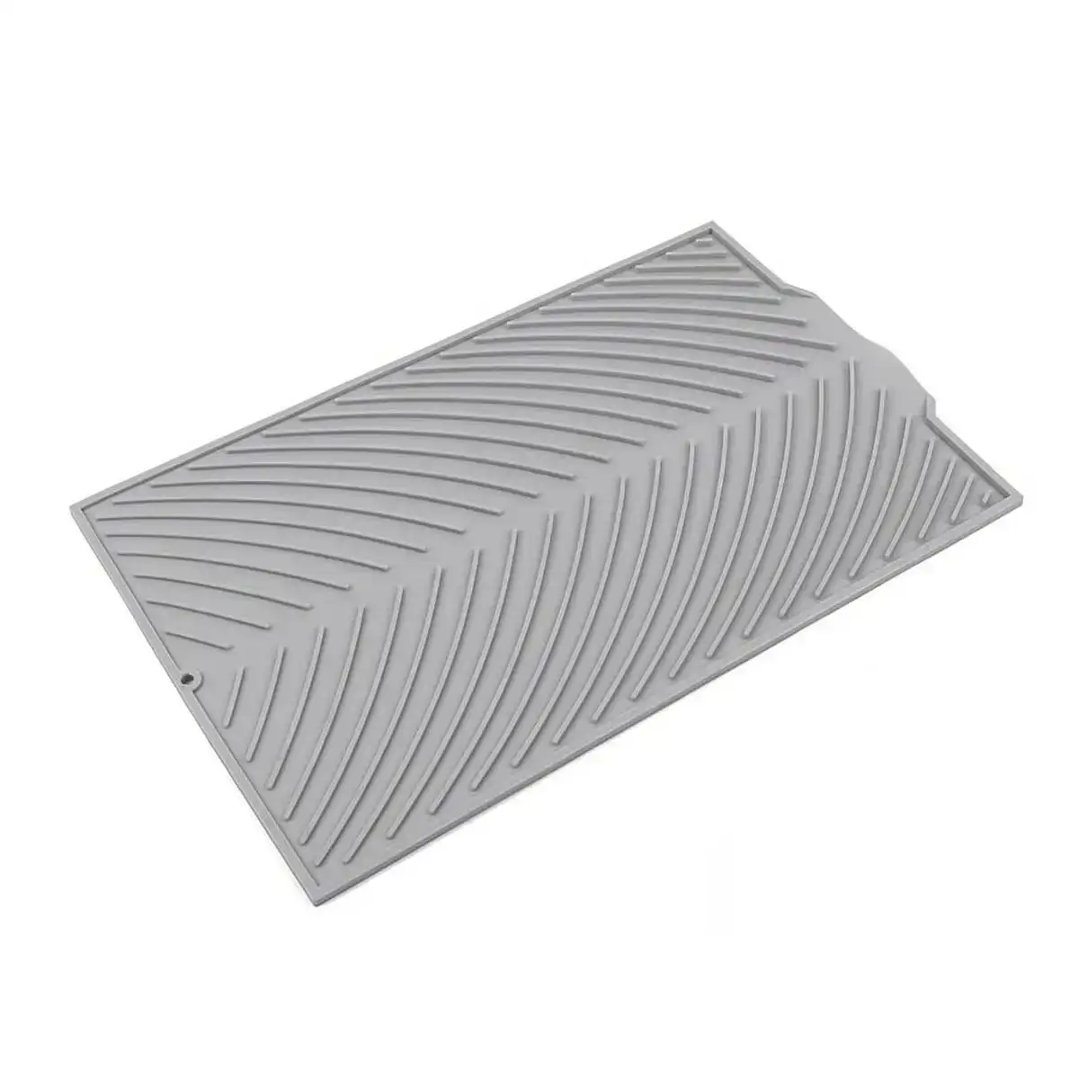 Egouttoir en silicone quttin gris 37 x 24 5 cm_8167. DIAYTAR COTE D'IVOIRE - L'Art de Choisir, l'Art de Se Distinquer. Naviguez à travers notre catalogue et choisissez des produits qui ajoutent une note d'élégance à votre style unique.