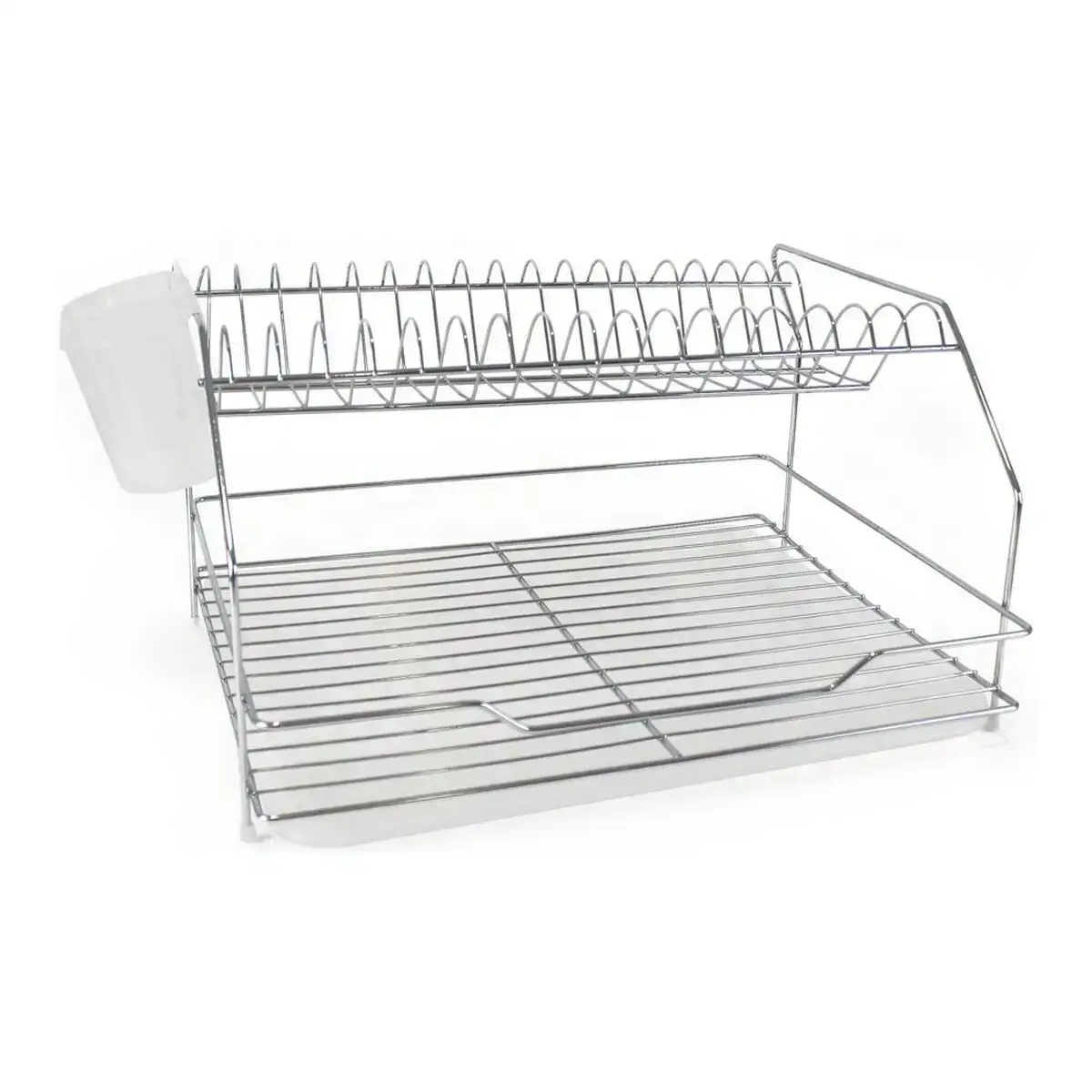 Egouttoir pour evier quttin argente metal blanc plastique 46 5 x 35 5 x 26 cm _4483. Bienvenue chez DIAYTAR COTE D'IVOIRE - Où Chaque Achat est un Geste d'Amour. Découvrez notre sélection minutieuse et choisissez des articles qui témoignent de votre passion.