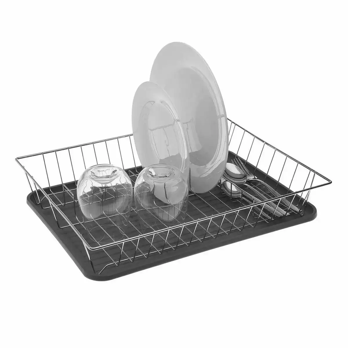 Egouttoir pour evier versa archie assiettes gris acier fer polypropylene 34 5 x 8 x 43 cm _2856. DIAYTAR COTE D'IVOIRE - Où Chaque Produit est une Histoire à Raconter. Découvrez notre sélection de produits qui vous permettent de créer votre propre récit à travers vos achats.