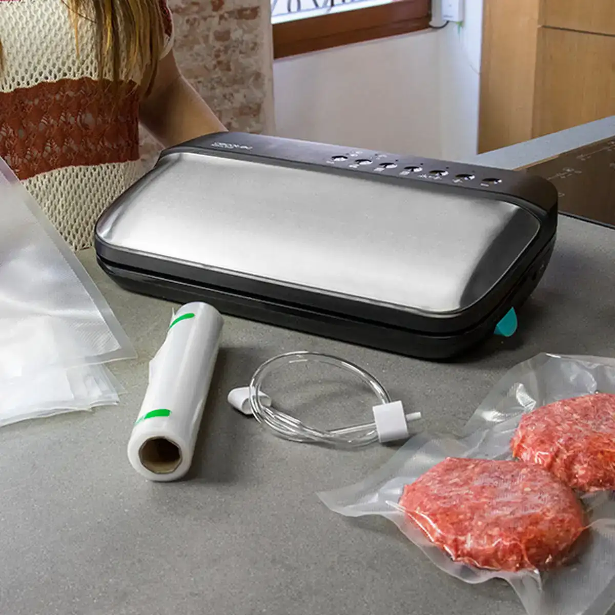 Emballage sous vide cecotec sealvac steel 120w_8433. Bienvenue sur DIAYTAR COTE D'IVOIRE - Là où Chaque Objet a une Âme. Plongez dans notre catalogue et trouvez des articles qui portent l'essence de l'artisanat et de la passion.