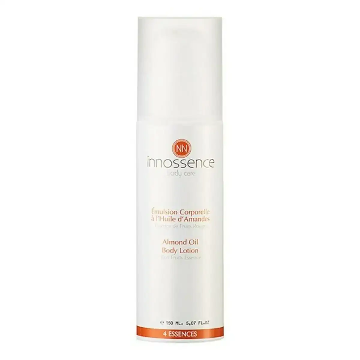 Emulsion corporelle 4 essences innossence 150 ml _1536. DIAYTAR COTE D'IVOIRE - L'Art de Vivre le Shopping Authentique. Découvrez notre boutique en ligne et trouvez des produits qui incarnent la passion et le savoir-faire du Côte d'Ivoire.