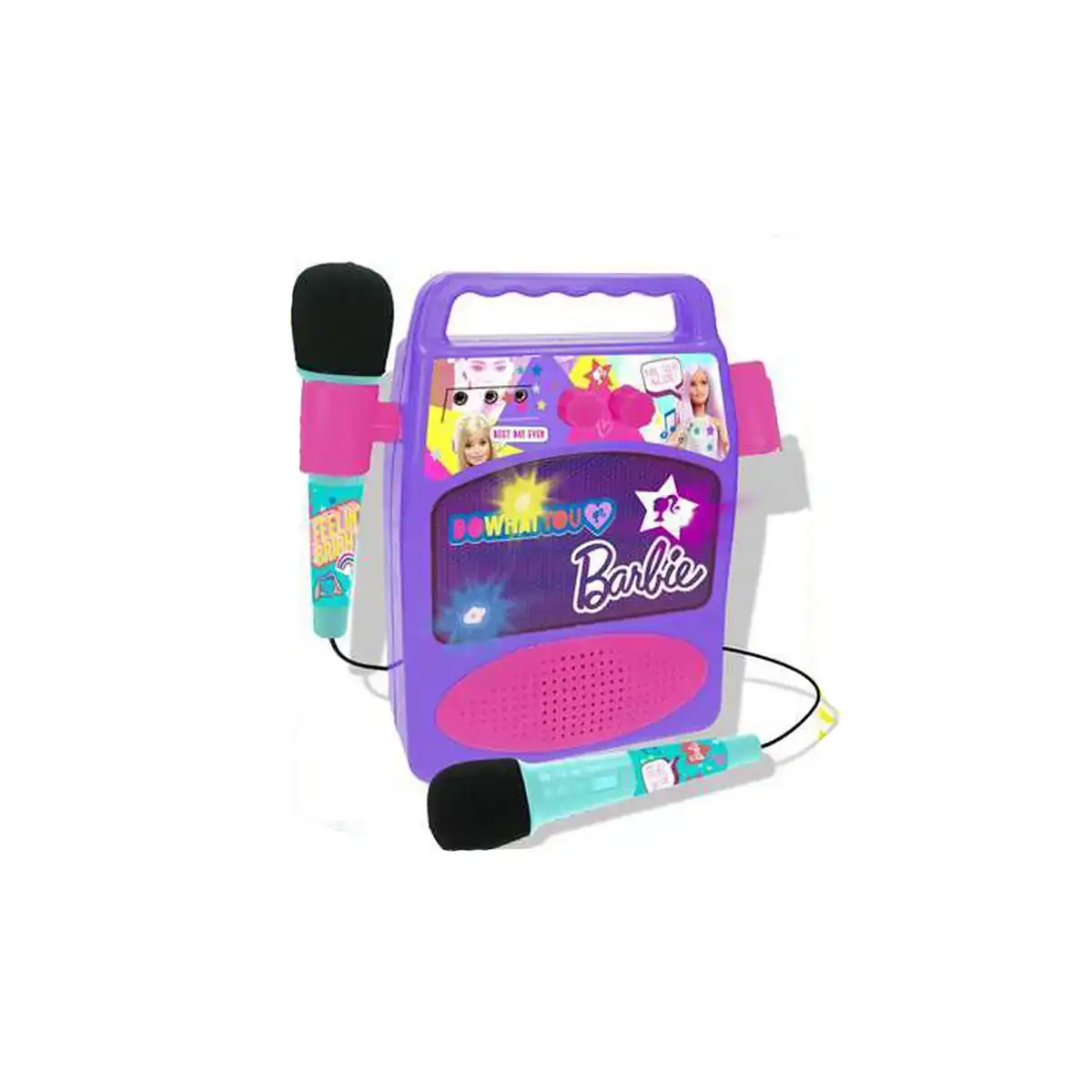 Enceinte avec microphone karaoke barbie_7055. DIAYTAR COTE D'IVOIRE - Là où Chaque Produit Est une Trouvaille. Explorez notre sélection minutieuse et découvrez des articles qui correspondent à votre style de vie et à vos aspirations.