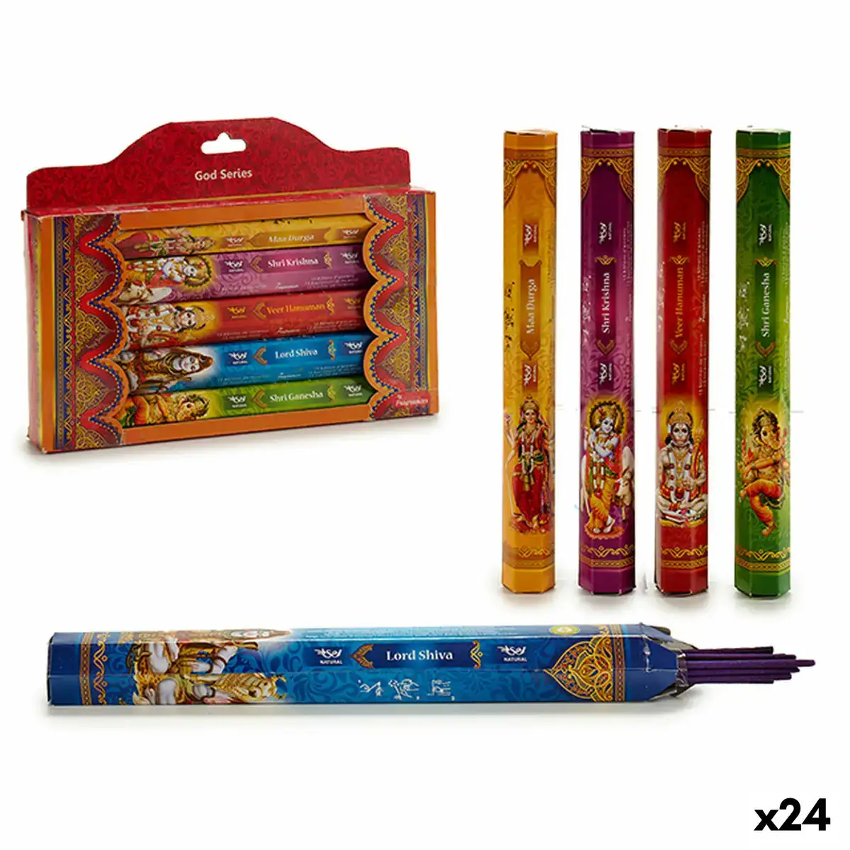 Encens pack 24 unites _8845. DIAYTAR COTE D'IVOIRE - Votre Source d'Inspiration Shopping. Parcourez nos rayons et trouvez des articles qui vous inspirent, que ce soit pour votre style, votre maison ou votre vie quotidienne.