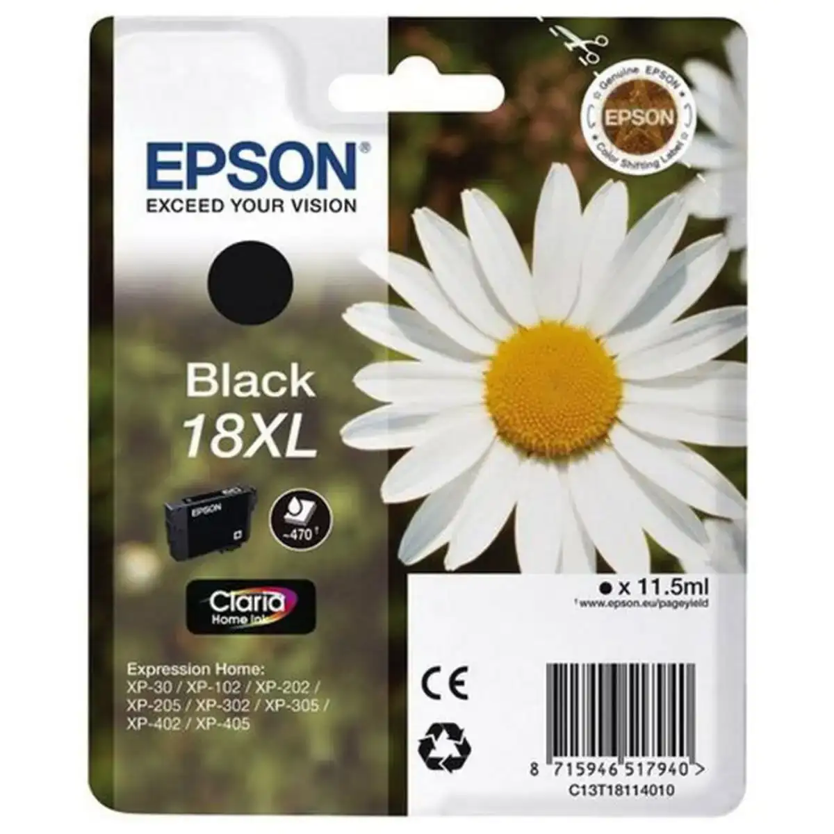 Encre originale epson 18xl noir_4267. DIAYTAR COTE D'IVOIRE - Votre Portail Vers l'Exclusivité. Explorez notre boutique en ligne pour trouver des produits uniques et exclusifs, conçus pour les amateurs de qualité.