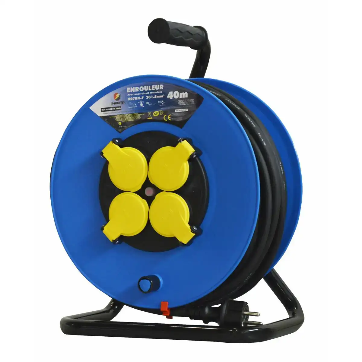 Enrouleur de cables i watts 4 prises 40 m_9147. DIAYTAR COTE D'IVOIRE - Là où Vos Rêves Prendent Forme. Plongez dans notre catalogue diversifié et trouvez des produits qui enrichiront votre quotidien, du pratique à l'exceptionnel.