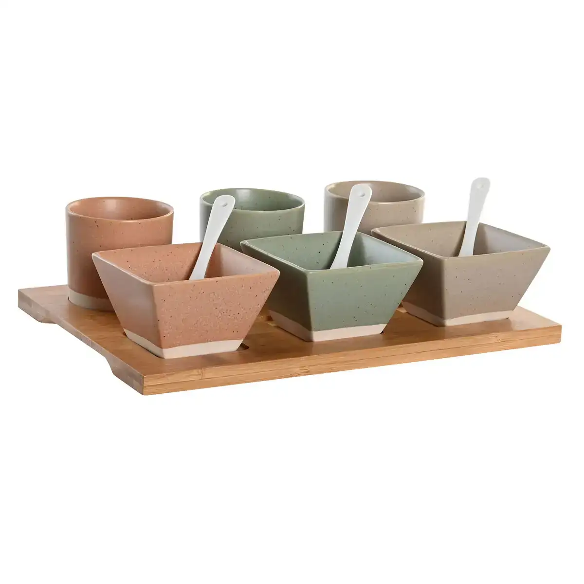 Ensemble a apertif dkd home decor 28 x 18 8 x 1 5 cm porcelaine multicouleur bambou 10 pieces scandinave_8764. DIAYTAR COTE D'IVOIRE - Là où la Diversité Rencontre la Qualité. Parcourez notre gamme complète et trouvez des produits qui incarnent la richesse et l'unicité du Côte d'Ivoire.