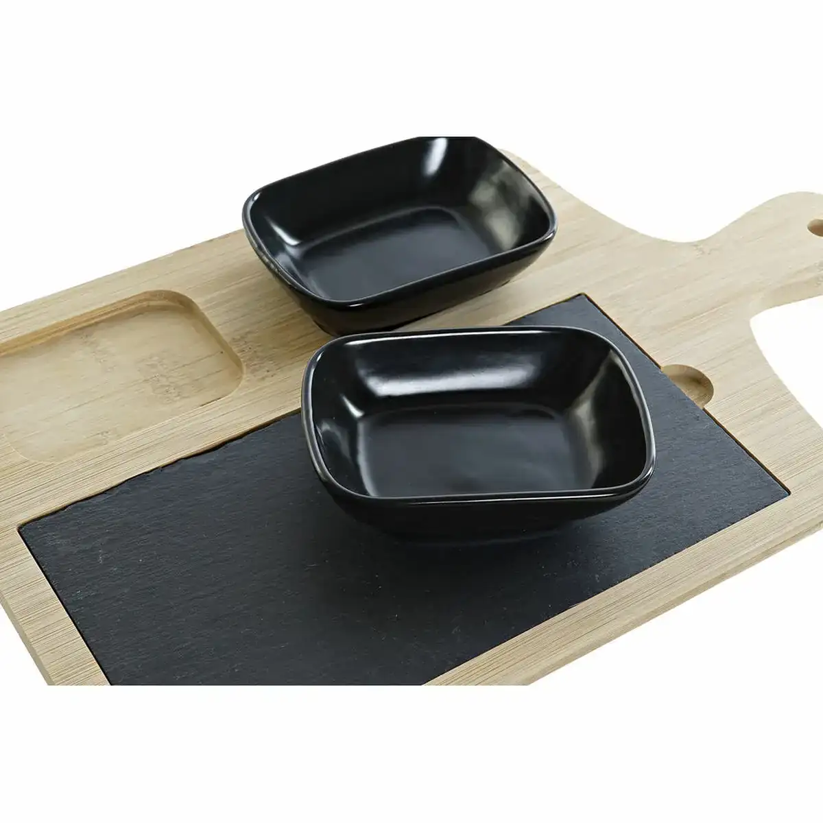 Ensemble a apertif dkd home decor noir naturel bambou plastique gres ardoise 33 x 19 7 x 3 5 cm 4 pcs _8753. Votre Destination de Choix: DIAYTAR COTE D'IVOIRE - Où l'Authenticité Rencontre la Commodité. Faites l'expérience de magasiner en ligne pour des articles qui incarnent la richesse culturelle et la modernité du Côte d'Ivoire.