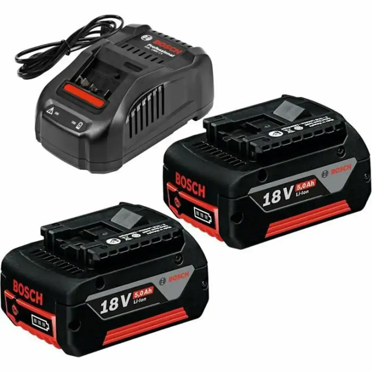 Ensemble chargeur et batterie rechargeable bosch 1 600 a00 b8j 18 v 5 ah_3205. DIAYTAR COTE D'IVOIRE - Où Choisir est un Plaisir Responsable. Explorez notre boutique en ligne et adoptez des produits qui reflètent notre engagement envers la durabilité.