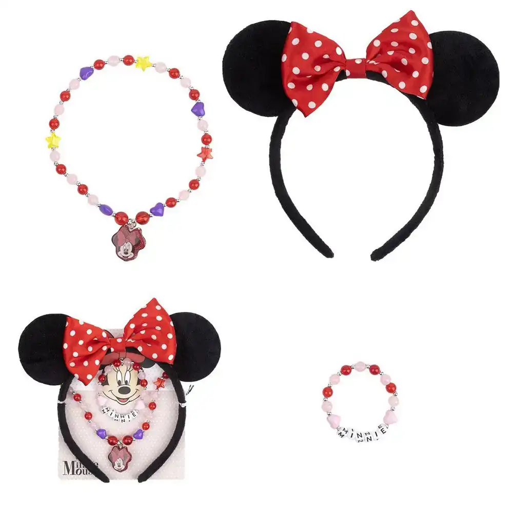 Ensemble d accessoires minnie mouse 3 pieces_5900. DIAYTAR COTE D'IVOIRE - Où le Shopping Devient une Aventure Culturelle. Plongez dans notre univers de produits qui célèbrent l'héritage et l'artisanat du Côte d'Ivoire.