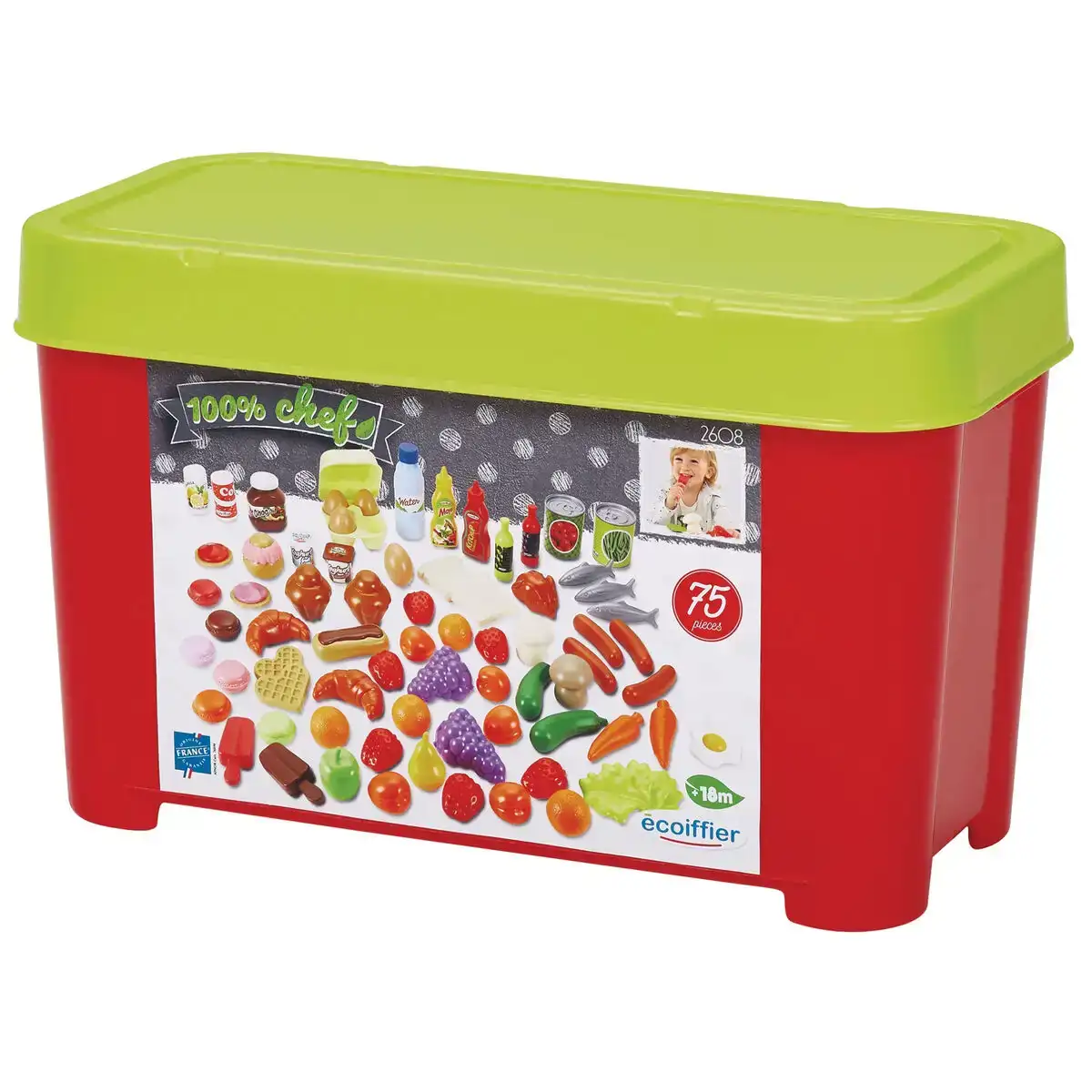 Ensemble d aliments pour dinette ecoiffier food box_4946. DIAYTAR COTE D'IVOIRE - Où l'Élégance Rencontre l'Authenticité. Naviguez à travers notre boutique en ligne et choisissez des produits qui incarnent le style et la tradition du Côte d'Ivoire.