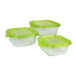 Ensemble de 3 boites a lunch quttin rectangulaire transparent vert_7579. DIAYTAR COTE D'IVOIRE - Votre Passage vers l'Exceptionnel. Explorez notre boutique en ligne, où chaque produit est choisi avec soin pour offrir une expérience de shopping inoubliable.