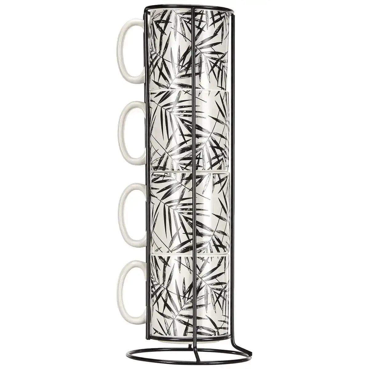 Ensemble de 4 mugs secret de gourmet avec support porcelaine_8096. DIAYTAR COTE D'IVOIRE - L'Art de Choisir, l'Art de Vivre. Parcourez notre boutique en ligne et choisissez parmi des produits de qualité qui ajoutent de l'élégance à votre quotidien.
