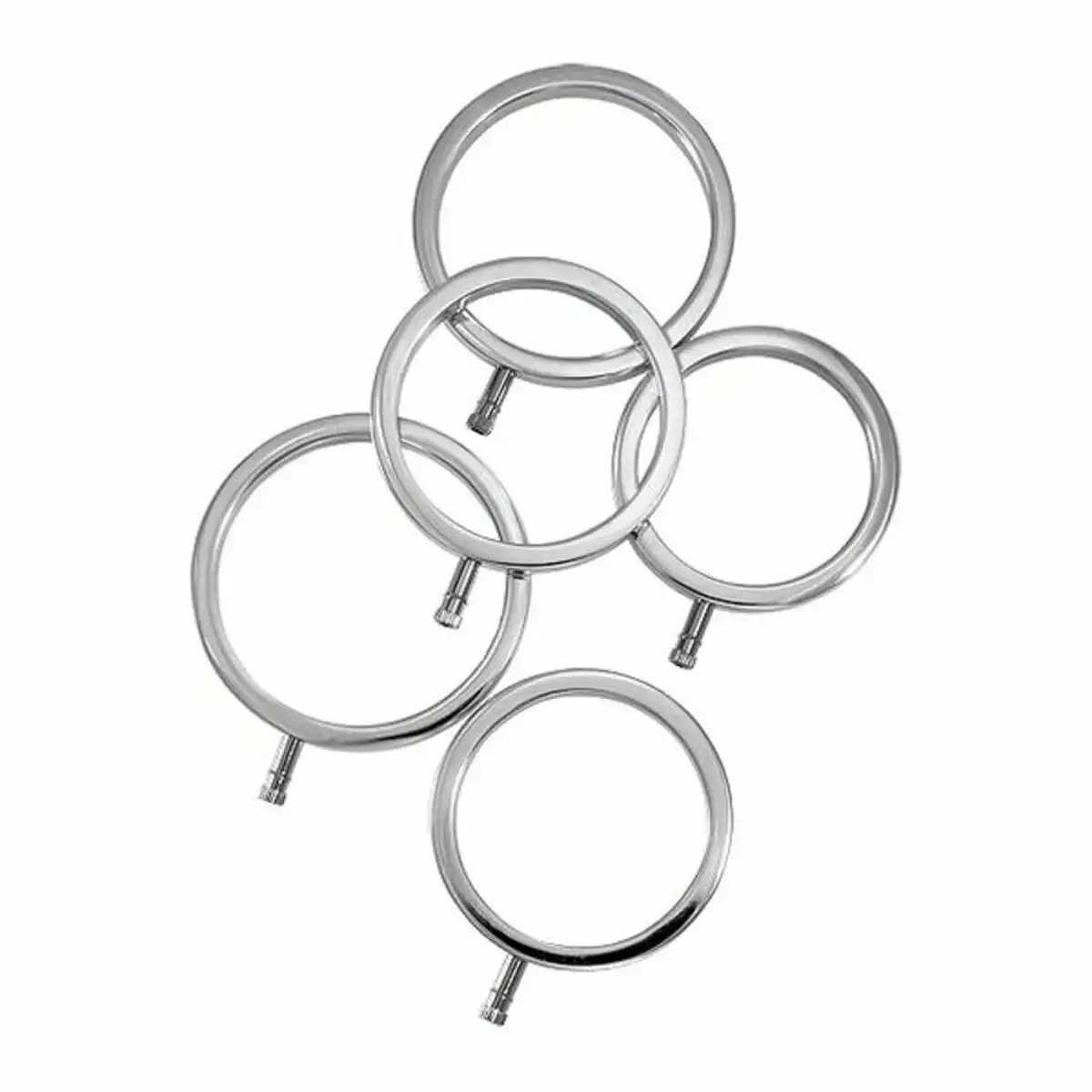 Ensemble de 5 tailles d anneaux metal solide pour penis electrastim em2120_4538. DIAYTAR COTE D'IVOIRE - Là où la Diversité Rencontre la Qualité. Parcourez notre gamme complète et trouvez des produits qui incarnent la richesse et l'unicité du Côte d'Ivoire.