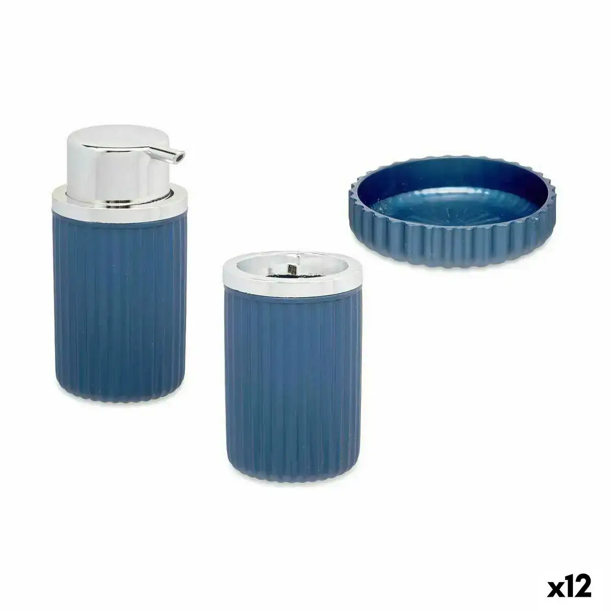 Ensemble de bain bleu plastique 12 unites _6267. DIAYTAR COTE D'IVOIRE - Là où Vos Rêves Prendent Forme. Plongez dans notre catalogue diversifié et trouvez des produits qui enrichiront votre quotidien, du pratique à l'exceptionnel.