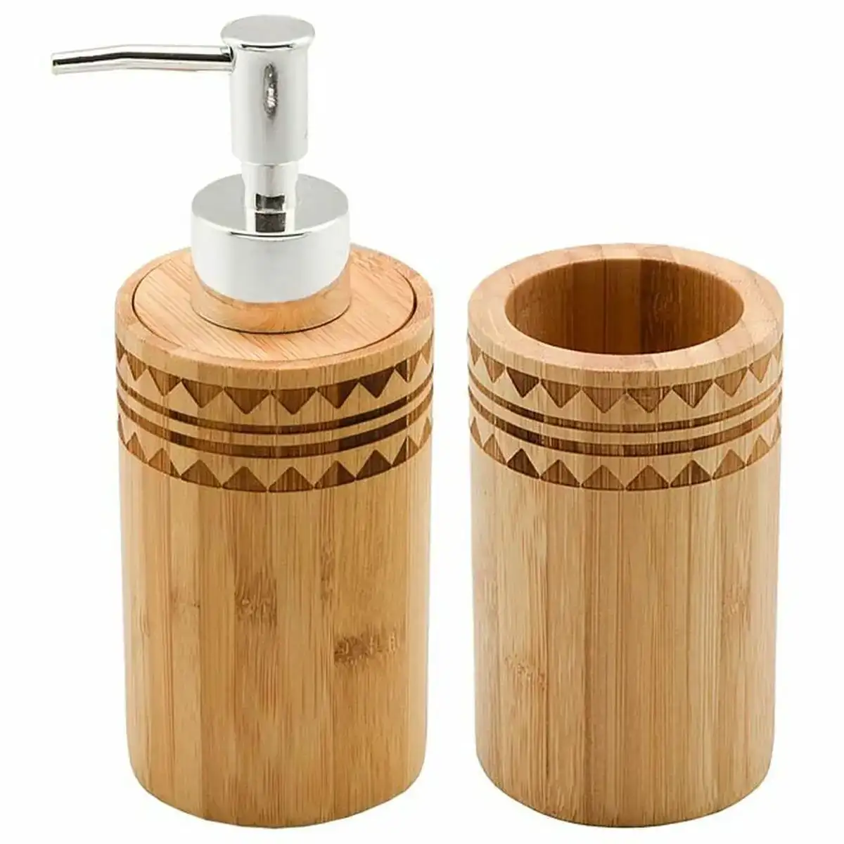 Ensemble de bain dkd home decor naturel bambou 6 8 x 7 5 x 18 cm_1847. DIAYTAR COTE D'IVOIRE - Votre Plateforme pour un Shopping Inspiré. Explorez nos offres variées et découvrez des articles qui stimulent votre créativité et embellissent votre vie.