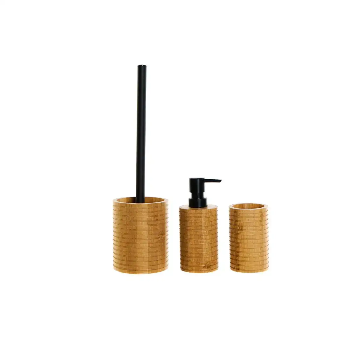 Ensemble de bain dkd home decor noir 7 x 7 x 16 5 cm naturel 3 pieces _1891. DIAYTAR COTE D'IVOIRE - Là où Chaque Produit Évoque une Émotion. Parcourez notre catalogue et choisissez des articles qui vous touchent et qui enrichissent votre expérience.