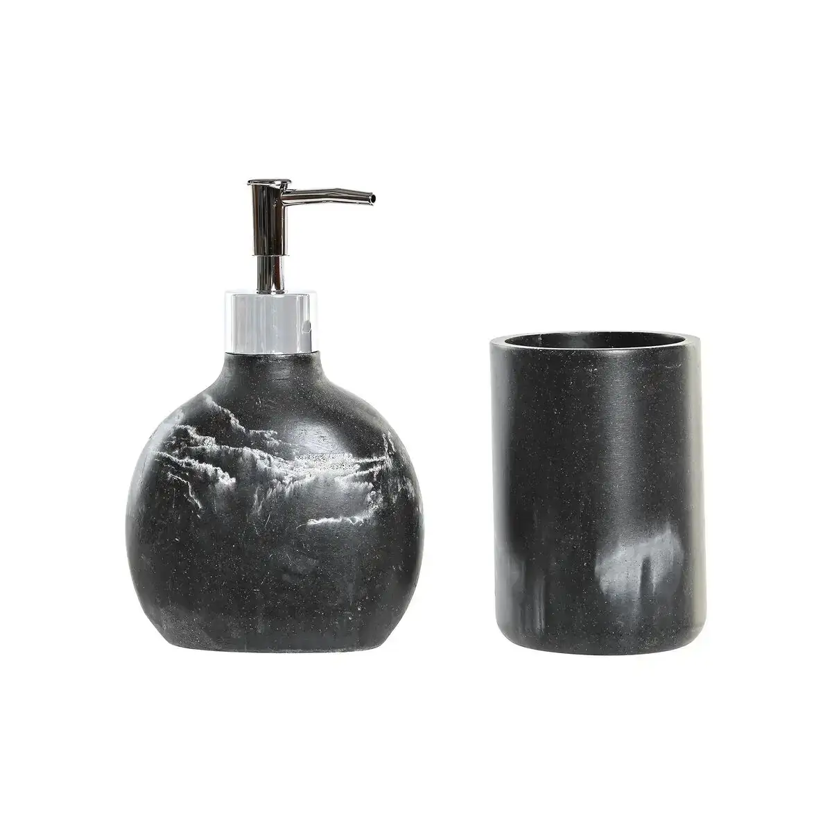 Ensemble de bain dkd home decor noir resine plastique 11 x 6 x 17 cm_9093. Bienvenue chez DIAYTAR COTE D'IVOIRE - Votre Porte d'Accès à la Diversité. Découvrez notre boutique en ligne et choisissez parmi une pléthore d'articles qui célèbrent la richesse culturelle du Côte d'Ivoire et au-delà.