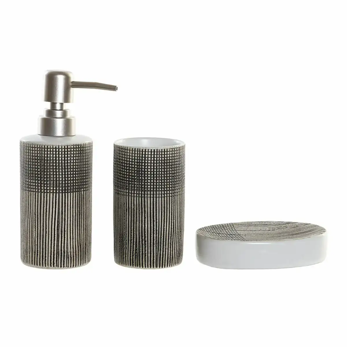 Ensemble de bain dkd home decor pb 186028 marron abs gres 6 5 x 6 5 x 17 cm 3 pieces _3923. Bienvenue sur DIAYTAR COTE D'IVOIRE - Où Chaque Article a son Histoire. Découvrez notre sélection méticuleuse de produits qui racontent l'authenticité et la beauté du Côte d'Ivoire.