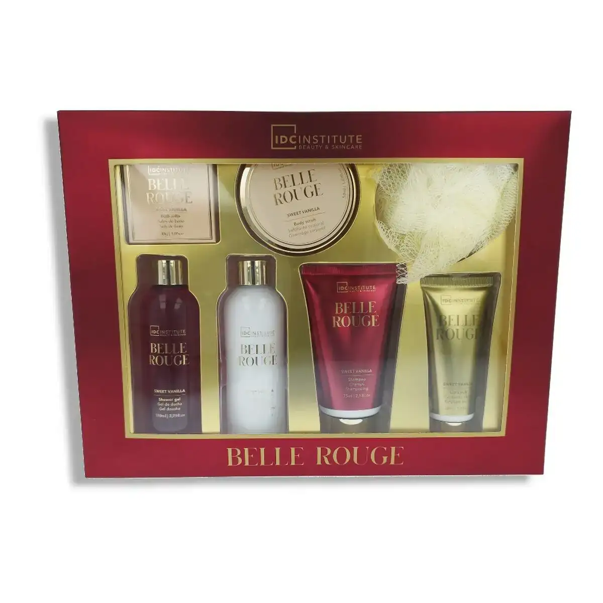Ensemble de bain idc institute belle rouge 7 pieces_4273. DIAYTAR COTE D'IVOIRE - Où Chaque Achat Raconte une Histoire. Explorez notre boutique en ligne et créez votre propre narration à travers notre diversité de produits, chacun portant une signification unique.