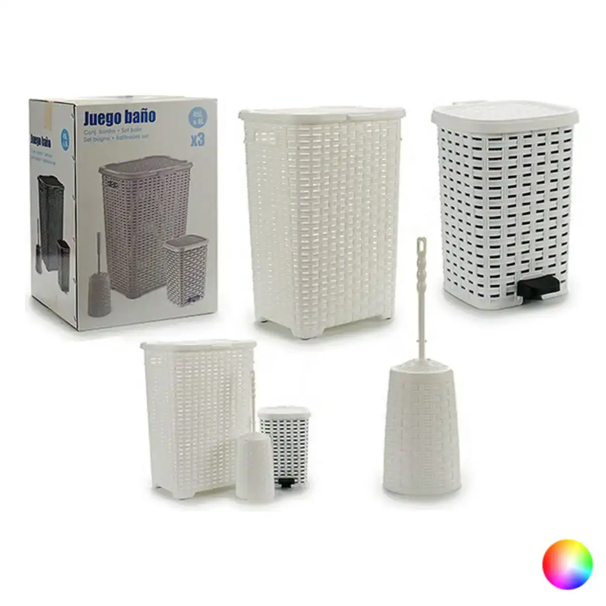 Ensemble de bain plastique 3 pieces 32 x 54 x 39 cm 3 pcs _3284. DIAYTAR COTE D'IVOIRE - Votre Destination Shopping d'Exception. Parcourez nos rayons virtuels et choisissez des produits qui incarnent l'excellence et la diversité.