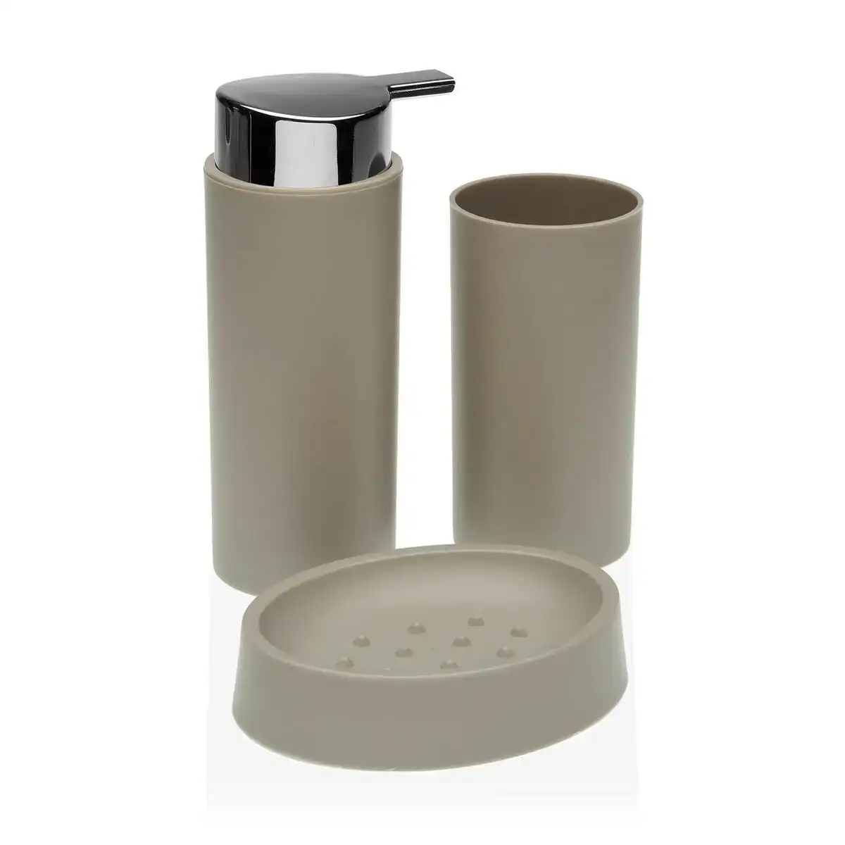 Ensemble de bain versa beige polypropylene 6 5 x 16 x 6 5 cm _5486. Entrez dans DIAYTAR COTE D'IVOIRE - Où Chaque Détail Compte. Explorez notre boutique en ligne pour trouver des produits de haute qualité, soigneusement choisis pour répondre à vos besoins et vos désirs.
