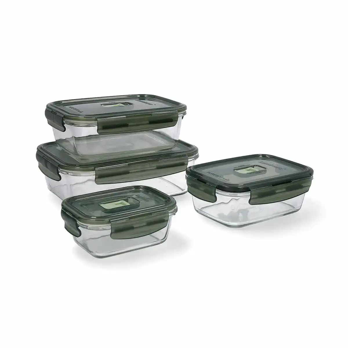 Ensemble de boites a lunch luminarc pure box verre bicolore 4 pcs _4653. DIAYTAR COTE D'IVOIRE - L'Univers du Choix et de l'Authenticité. Explorez notre catalogue et découvrez des articles qui incarnent le patrimoine du Côte d'Ivoire et la modernité du monde.
