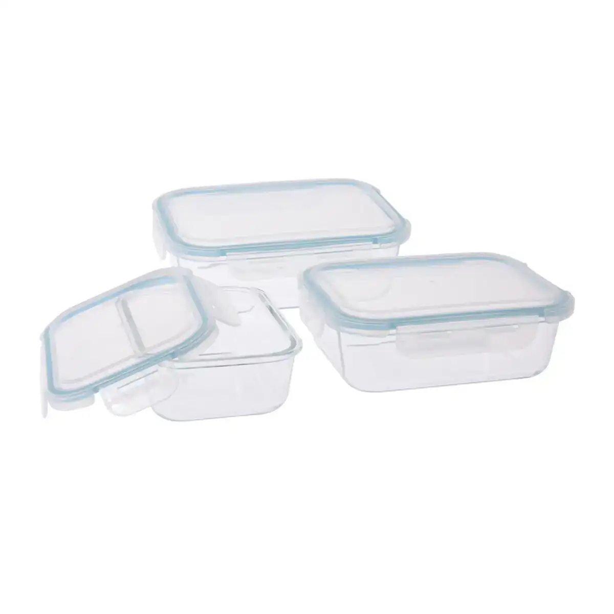 Ensemble de boites a lunch verre polypropylene 3 pieces_7323. Entrez dans l'Univers de DIAYTAR COTE D'IVOIRE - Où Choisir est un Plaisir. Explorez notre gamme variée et trouvez des articles qui parlent à votre cœur et à votre style.