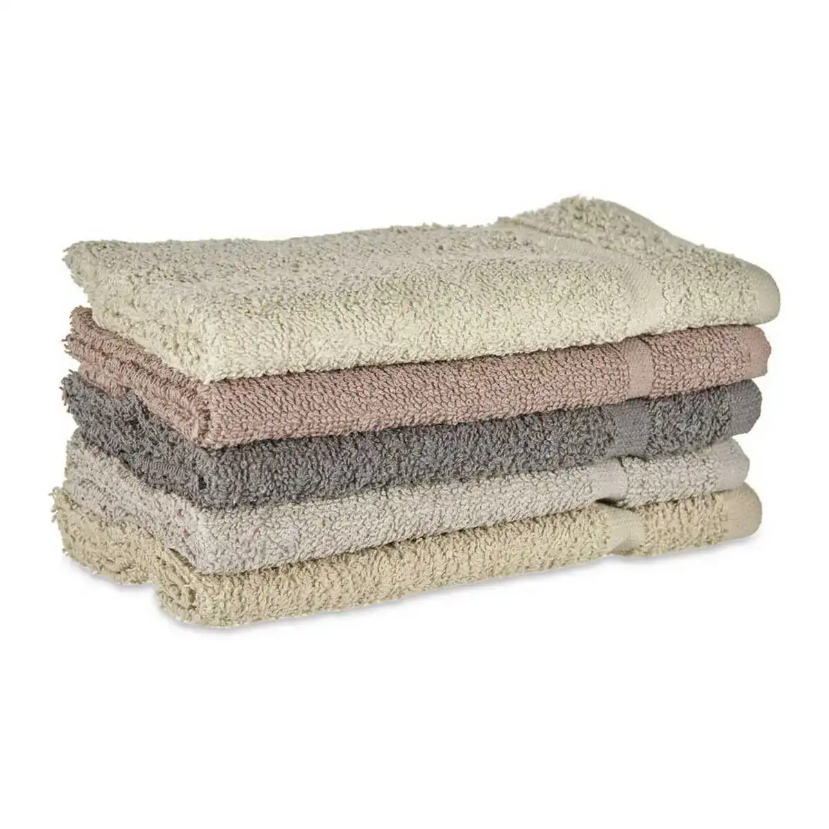 Ensemble de chiffons blanc marron beige gris gris fonce 5 pcs _9654. DIAYTAR COTE D'IVOIRE - Où Choisir Devient une Expérience Personnalisée. Explorez notre boutique en ligne pour découvrir des produits qui s'adaptent à votre style et à votre essence.