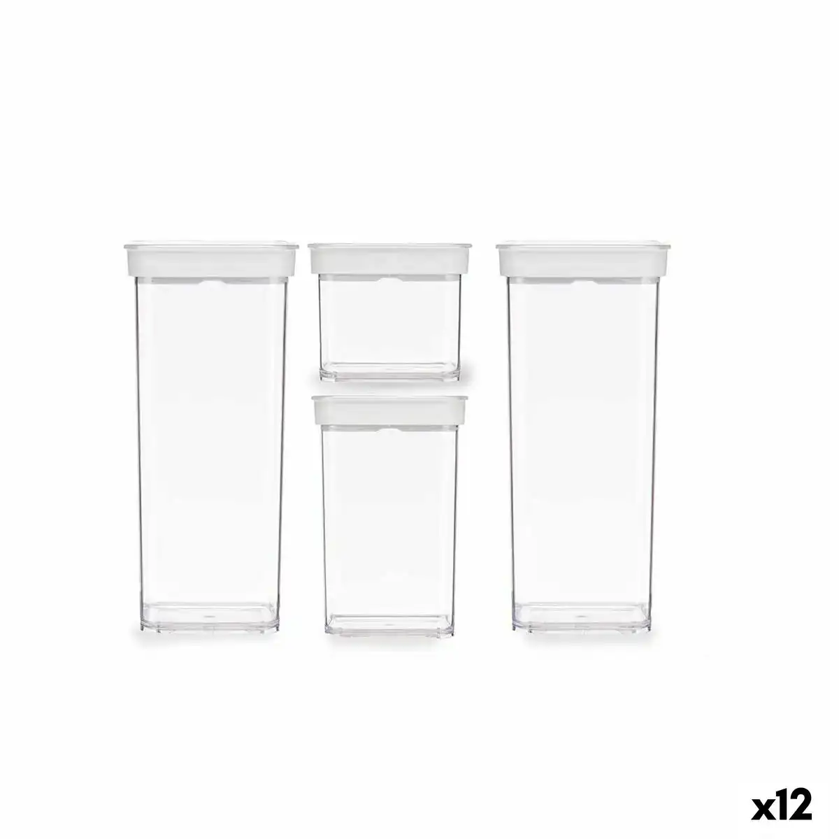Ensemble de contenants de cuisine hermetiques empilables transparent abs 12 unites _4928. DIAYTAR COTE D'IVOIRE - Où Choisir est un Plaisir Responsable. Explorez notre boutique en ligne et adoptez des produits qui reflètent notre engagement envers la durabilité.