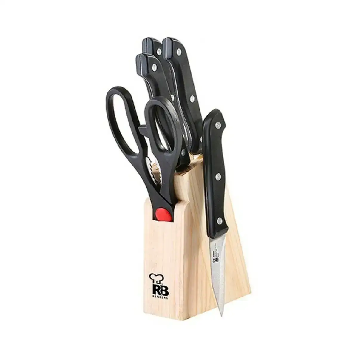 Ensemble de couteaux de cuisine et support renberg bonn acier inoxydable 6 pcs _4479. Bienvenue sur DIAYTAR COTE D'IVOIRE - Là où Chaque Objet a une Âme. Plongez dans notre catalogue et trouvez des articles qui portent l'essence de l'artisanat et de la passion.