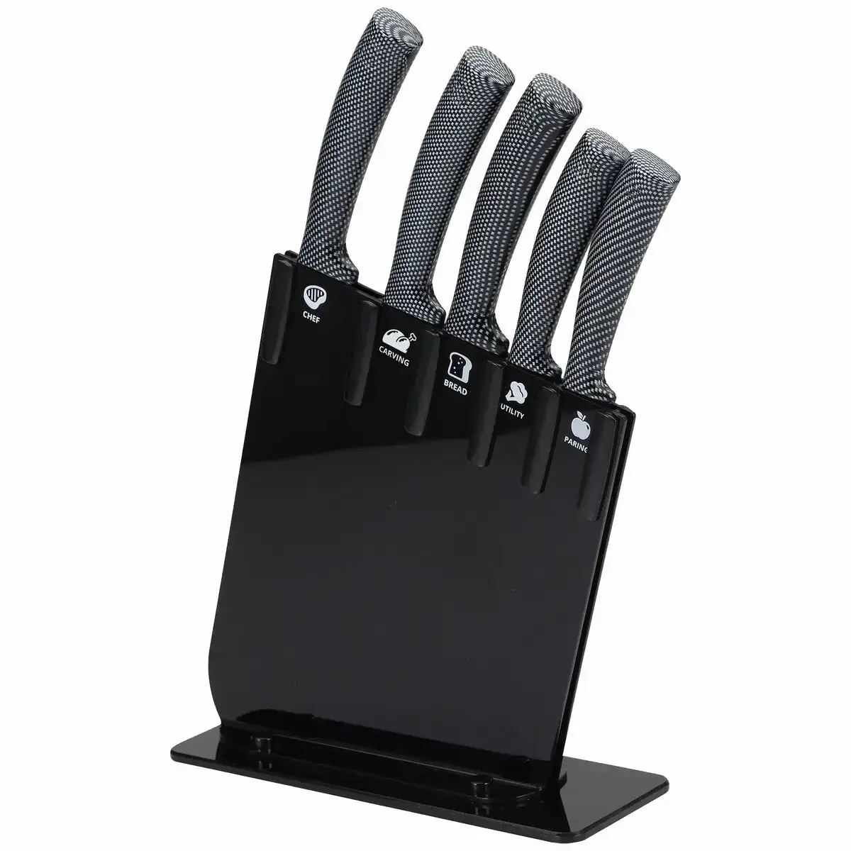 Ensemble de couteaux de cuisine et support san ignacio jarama gt sg4330 acier inoxydable abs 6 pieces _6052. DIAYTAR COTE D'IVOIRE - Où la Qualité et la Diversité Fusionnent. Explorez notre boutique en ligne pour découvrir une gamme variée de produits qui incarnent l'excellence et l'authenticité.