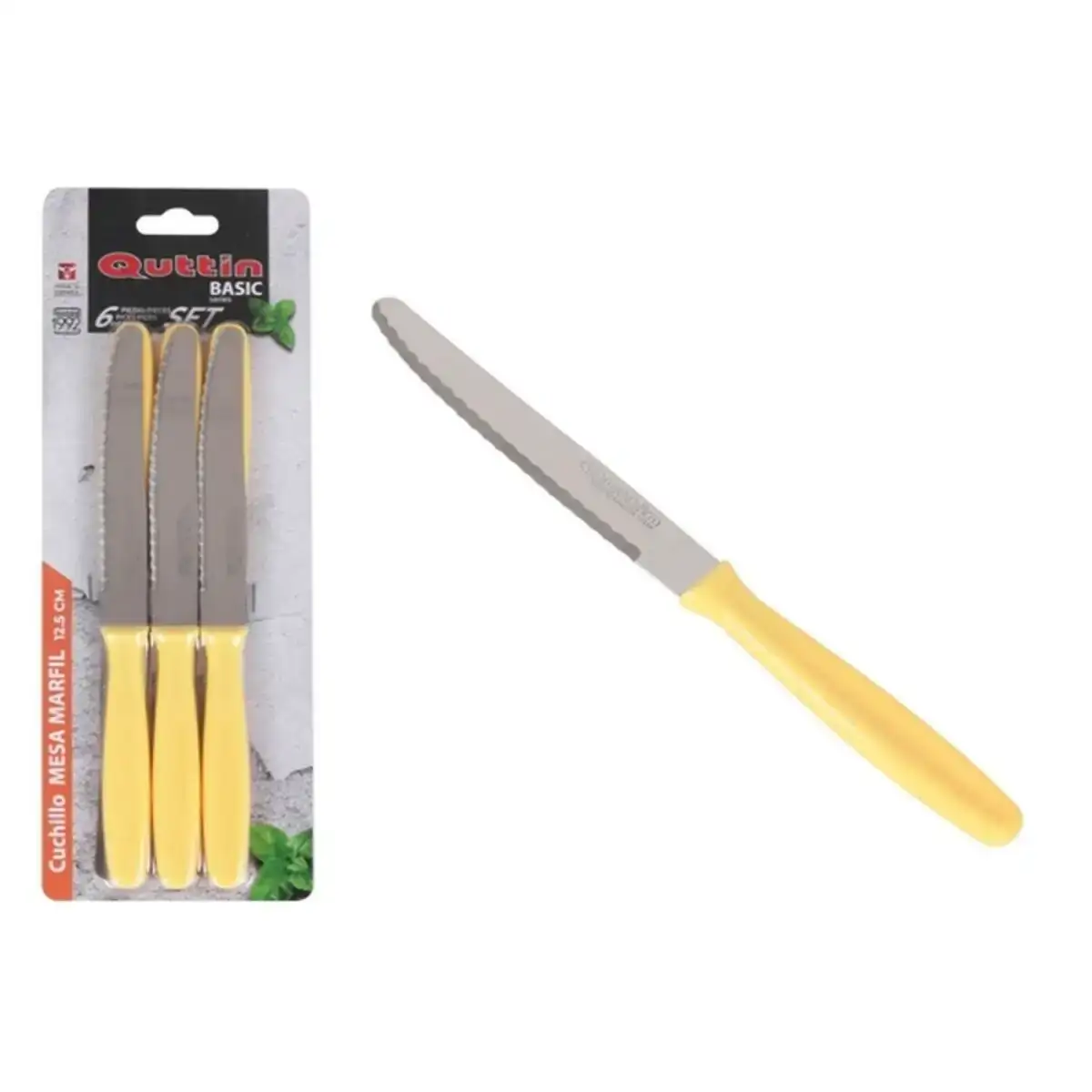 Ensemble de couteaux quttin basic 6 pcs _1630. DIAYTAR COTE D'IVOIRE - Votre Plaisir Shopping à Portée de Clic. Explorez notre boutique en ligne et trouvez des produits qui ajoutent une touche de bonheur à votre vie quotidienne.