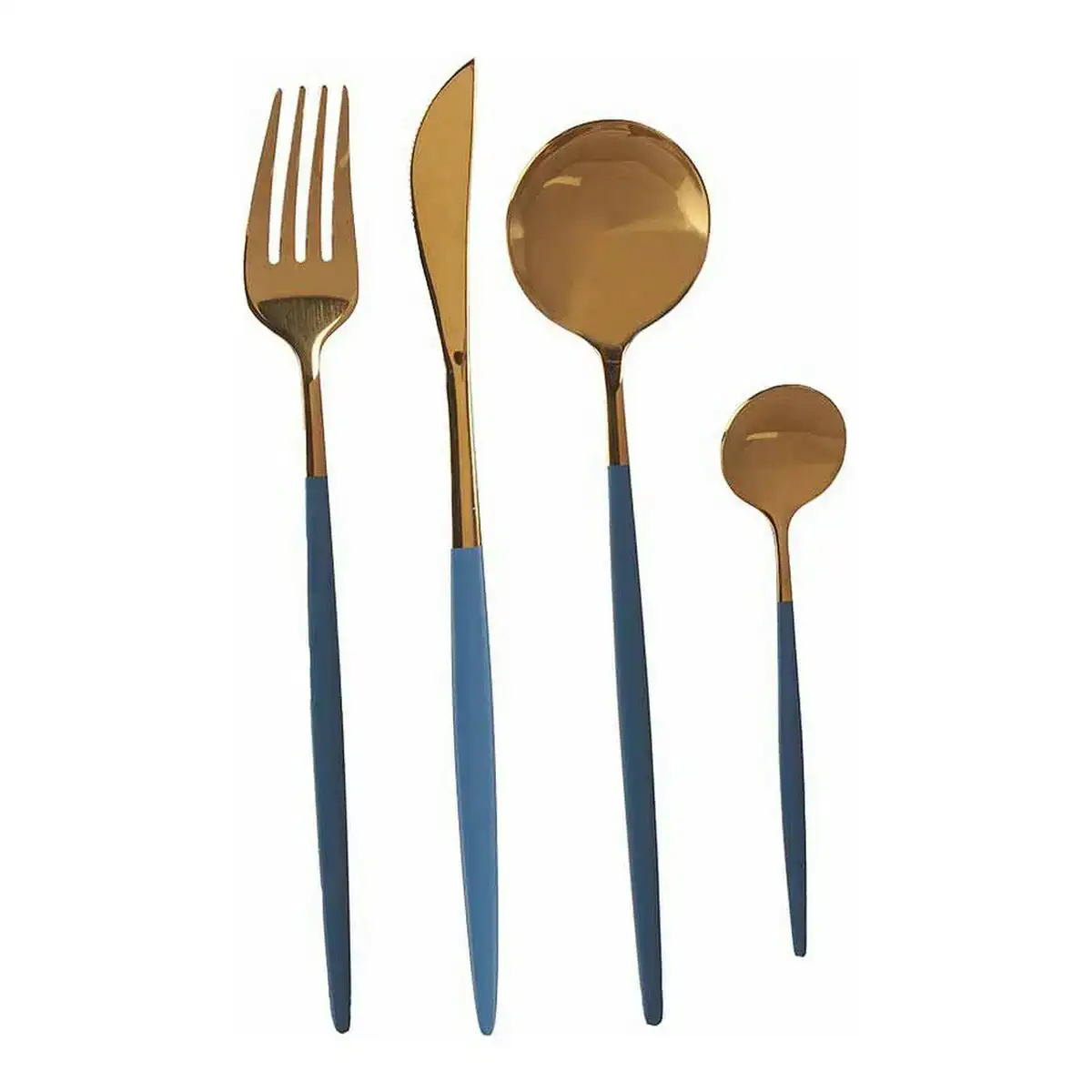 Ensemble de couverts gris dore acier inoxydable 8 pcs _6588. Plongez dans l'Univers de DIAYTAR COTE D'IVOIRE - Où la Qualité et la Diversité se rencontrent. Parcourez nos rayons virtuels pour trouver des produits répondant à tous les besoins, du confort de votre foyer.